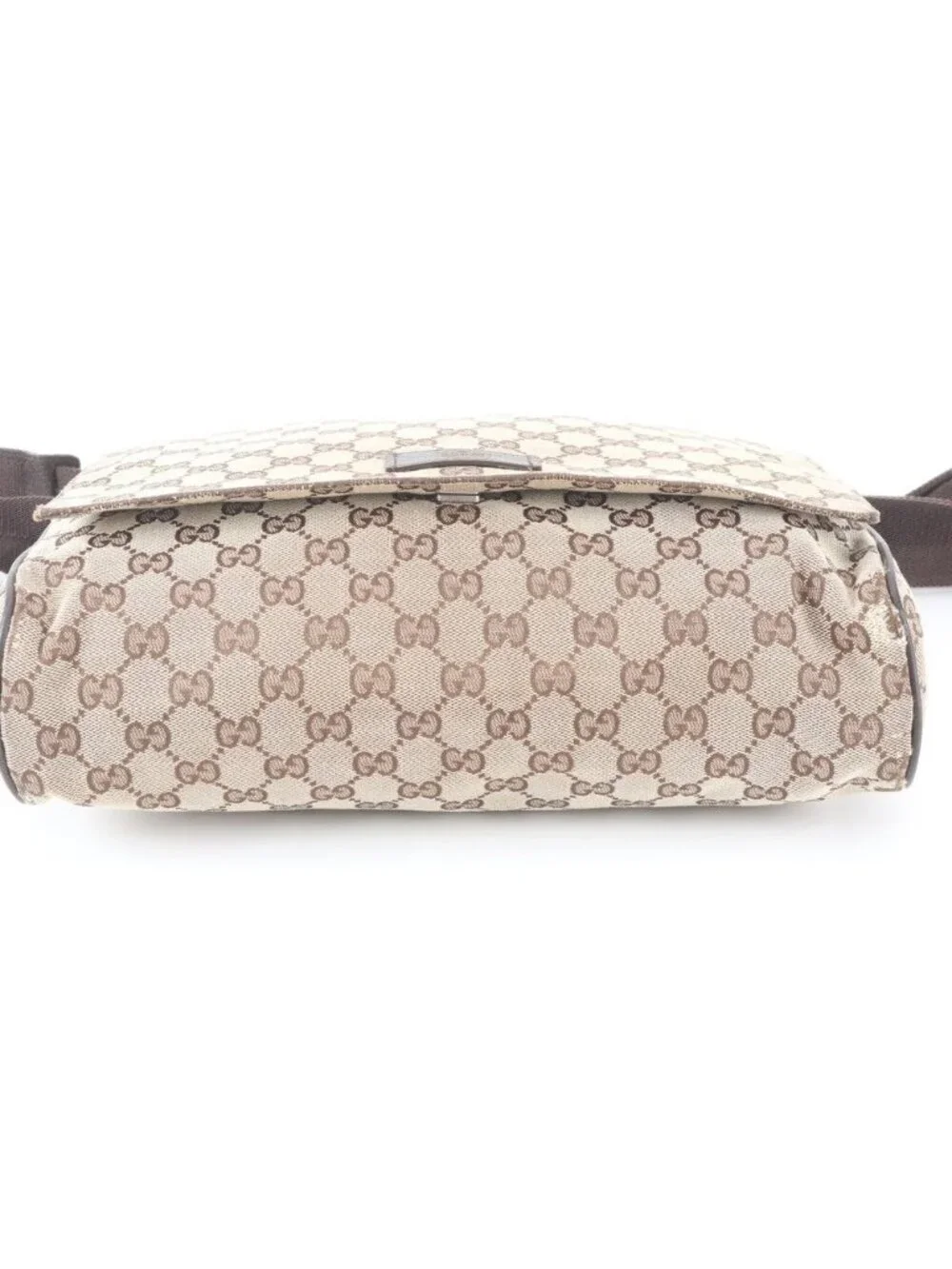 Gucci GG Canvas Leather Shoulder Bag Crossbody Messenger Business